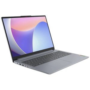 لپ‌تاپ لنوو مدل IdeaPad Slim 3 15IRU8 با پردازنده Core i3-1315U، رم LPDDR5 8GB با فرکانس 4800MHz، حافظه SSD با ظرفیت 256GB، نمایشگر 15.6 اینچ TN با وضوح Full HD